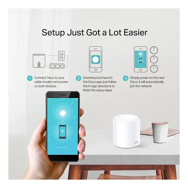 TP-Link Deco X20 1800 Mbps 2'li Router - Görsel 4