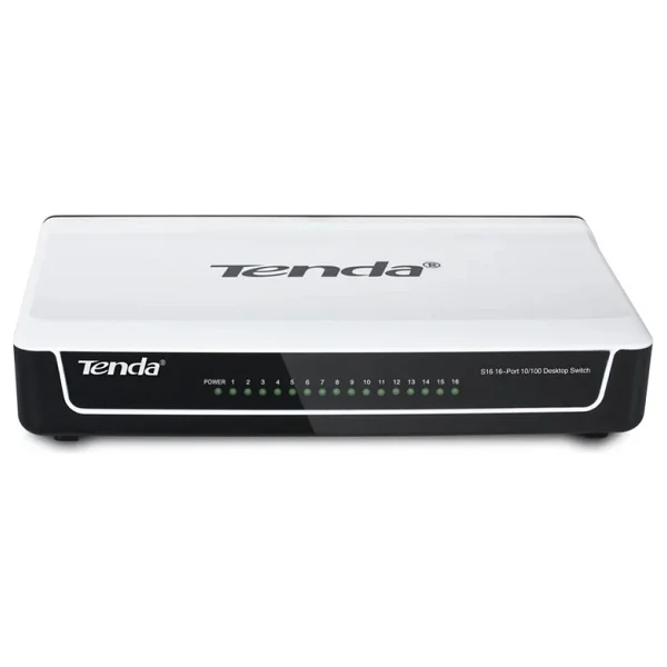 Tenda S16 16 Port 10/100 Yonetilemez Desktop Switch - Görsel 2