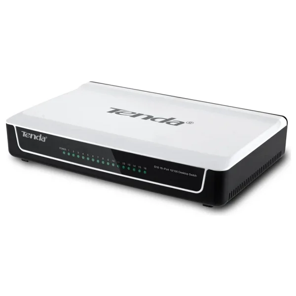 Tenda S16 16 Port 10/100 Yonetilemez Desktop Switch - Görsel 3