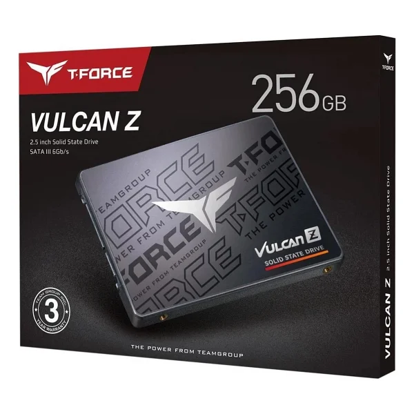Team Vulcan Z 256GB 520/450MB/s SATA 3.0 SSD T253TZ256G0C101 - Görsel 2
