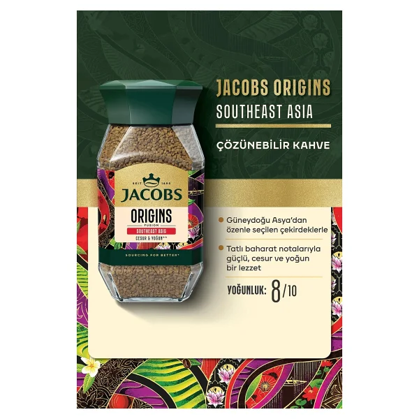 Jacobs Origin Southeast Granül Kahve 95 gr - Görsel 3