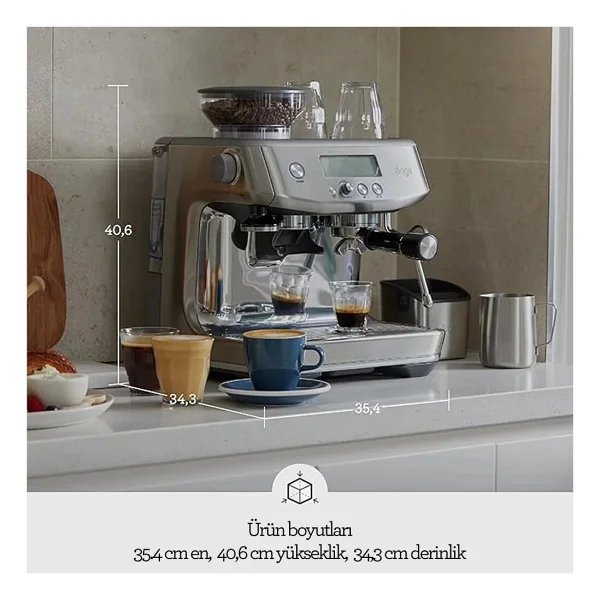 Sage The Barista Pro SES878 Yarı Otomatik Espresso Makinesi - Görsel 8