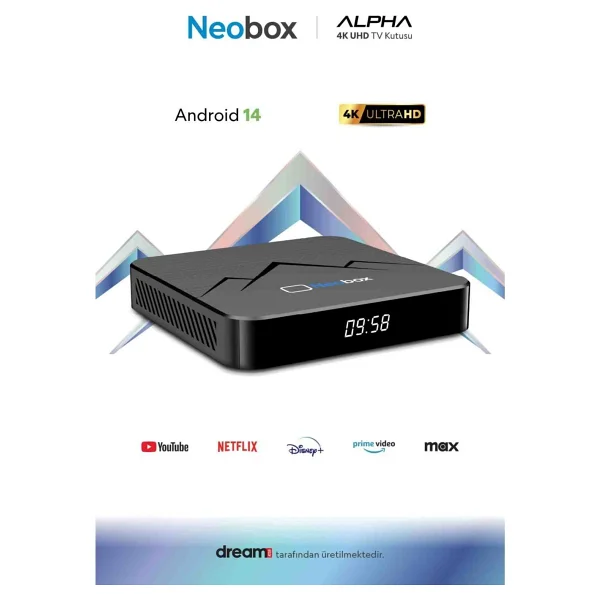 Dreamstar Neobox Alpha 16 GB 4K Android TV Box - Görsel 2