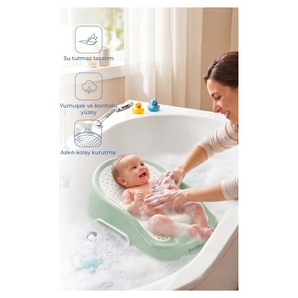 Babyjem Soft Banyo Desteği Soft Gri - Açık Gri - Görsel 2