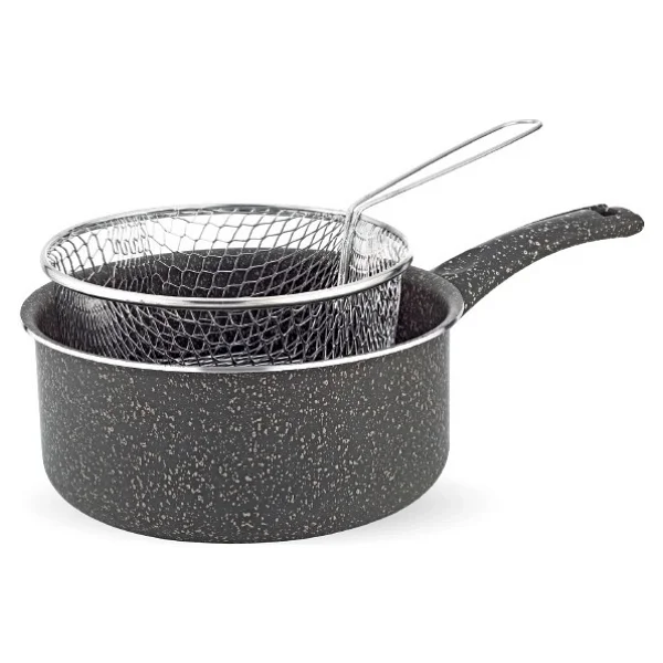 Hascevher Kızartma Tenceresi 20 cm Gri - Görsel 2