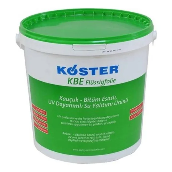 Köster Kbe Flüssigfolie Bitüm Kauçuk Uv Dayanımlı Likit Membran Su Yalıtımı 20 kg - Görsel 3