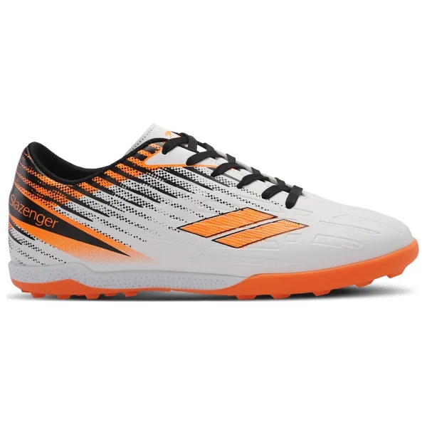 Slazenger Cambly Beyaz-Turuncu Çocuk Halı Saha Ayakkabısı - Görsel 6