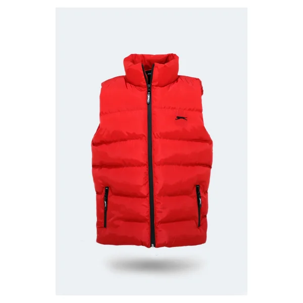 Slazenger NEPTUNE Unisex Çocuk Yelek Kırmızı - Görsel 6