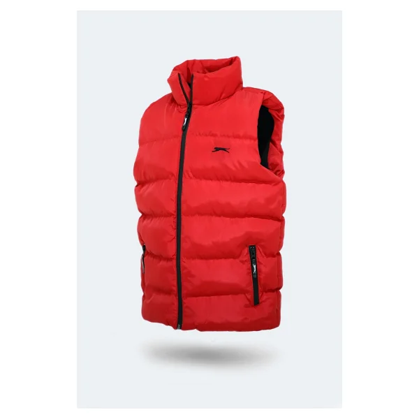 Slazenger NEPTUNE Unisex Çocuk Yelek Kırmızı - Görsel 8