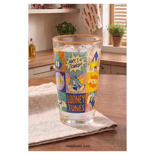 Rakle Looney Tunes 570 cc 2'li Meşrubat Bardağı - Görsel 2