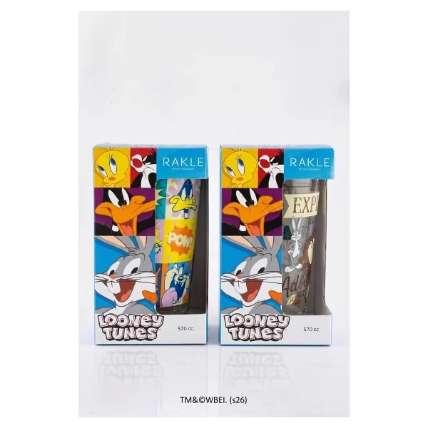 Rakle Looney Tunes 570 cc 2'li Meşrubat Bardağı - Görsel 6