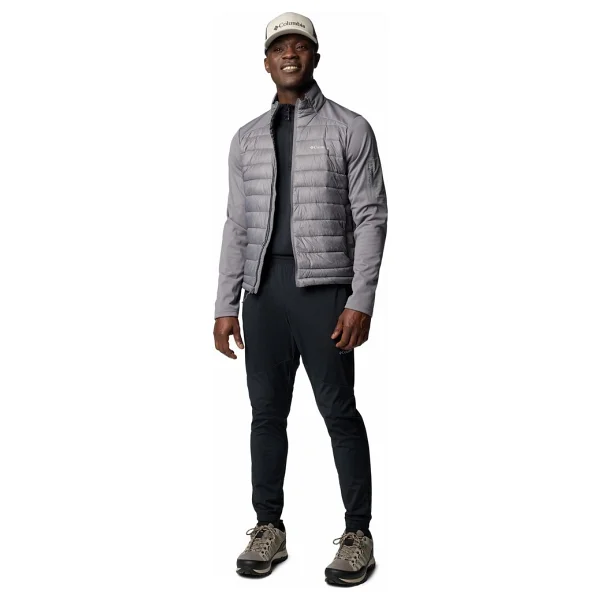 Columbia Tech Hybrid WO7913-023 Gri Erkek Softshell Mont - Görsel 6