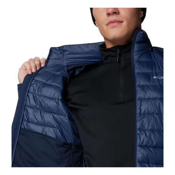 Columbia Tech Hybrid WO7913-464 Lacivert Erkek Softshell Mont - Görsel 9