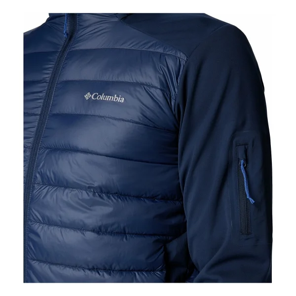 Columbia Tech Hybrid WO7913-464 Lacivert Erkek Softshell Mont - Görsel 6