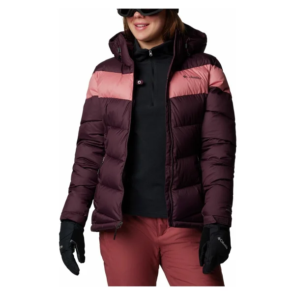 Columbia Abbott Peak II Insulated WK7789-607 Bordo Kadın Kayak Montu - Görsel 6