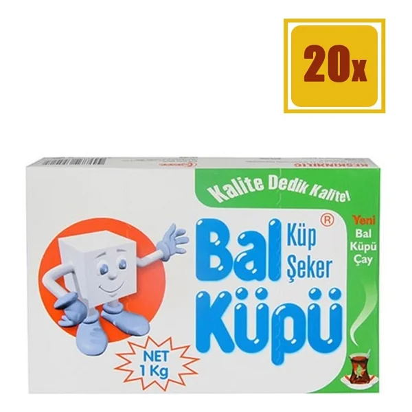 Bal Küpü Küp Şeker 1000 gr 20'li Set - 1 kg - Görsel 3