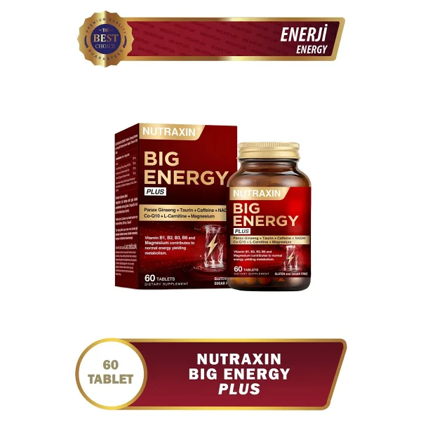 Nutraxin Big Energy Plus 60 Tablet - Görsel 4