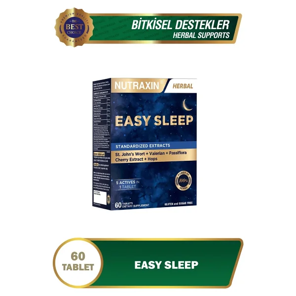 Nutraxin Easy Sleep 60 Tablet - Görsel 3