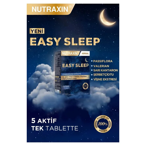 Nutraxin Easy Sleep 60 Tablet - Görsel 6