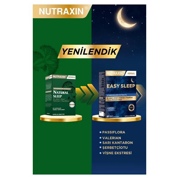 Nutraxin Easy Sleep 60 Tablet - Görsel 7