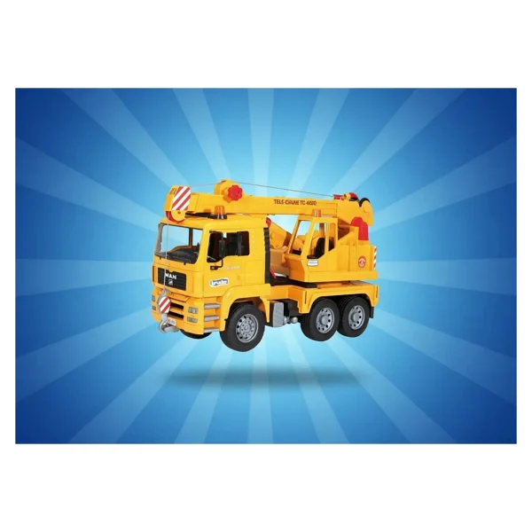 Bruder 02754 Man Vinçli Sarı Kamyon - Görsel 7
