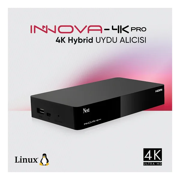 Next İnnova 4K Pro Ultra Hd Linux Hybrit Uydu Alıcısı - Görsel 5