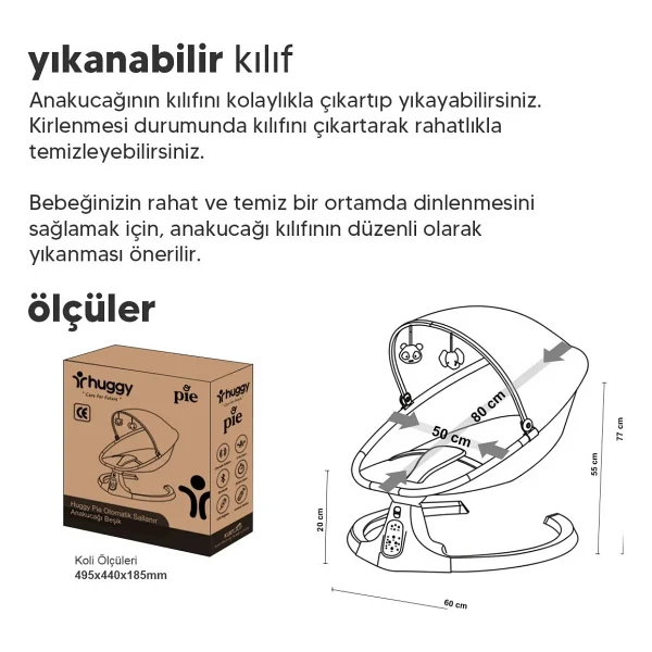 Huggy Pie Elektrikli Ana Kucağı - Görsel 9