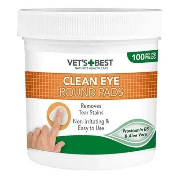 Vet's Best Aloe Veralı 100'lü Kedi Köpek Göz Temizleme Pedi - Görsel 3