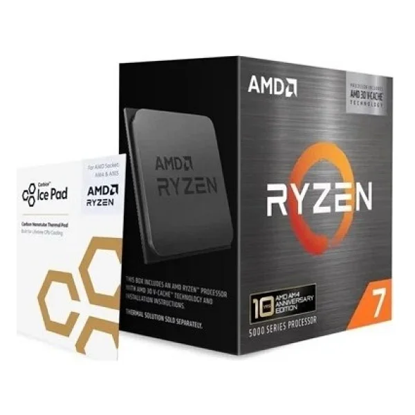 AMD Ryzen 7 5800X3D Sekiz Çekirdek 3.40 GHz Kutulu Fansız İşlemci - Görsel 4