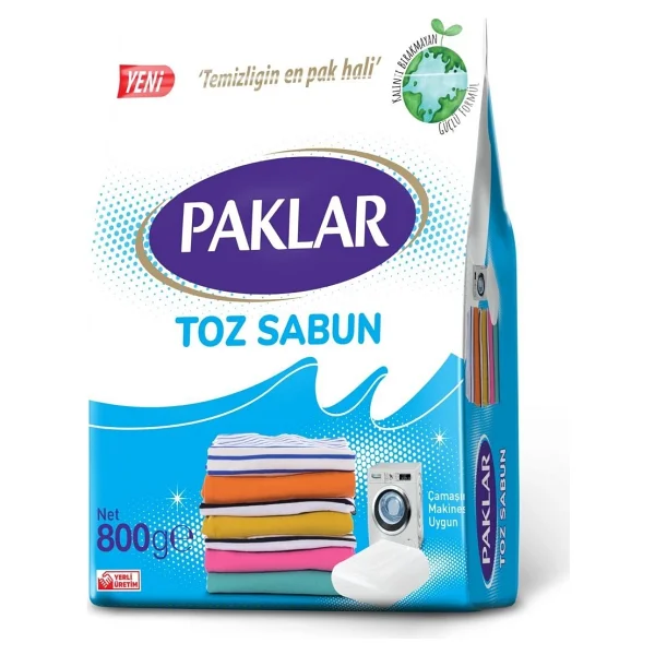 Paklar Toz Sabun 800 gr - Görsel 3