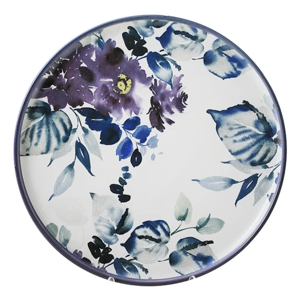 Keramika Purple Flower Yemek Takımı 6 Parça 2 Kişilik 21329-30-31 - Görsel 9