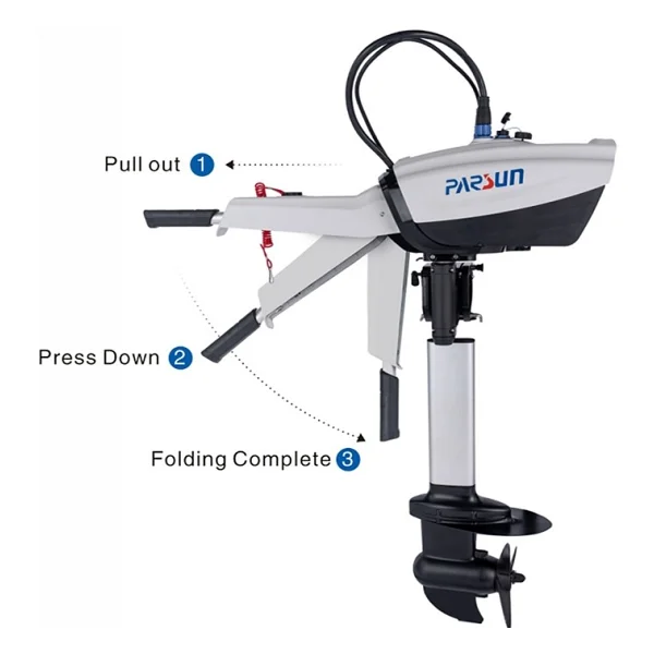 Parsun Joy 1.2 Kısa Şaft Elektrikli Dıştan Takma Motor 3Hp - Görsel 5