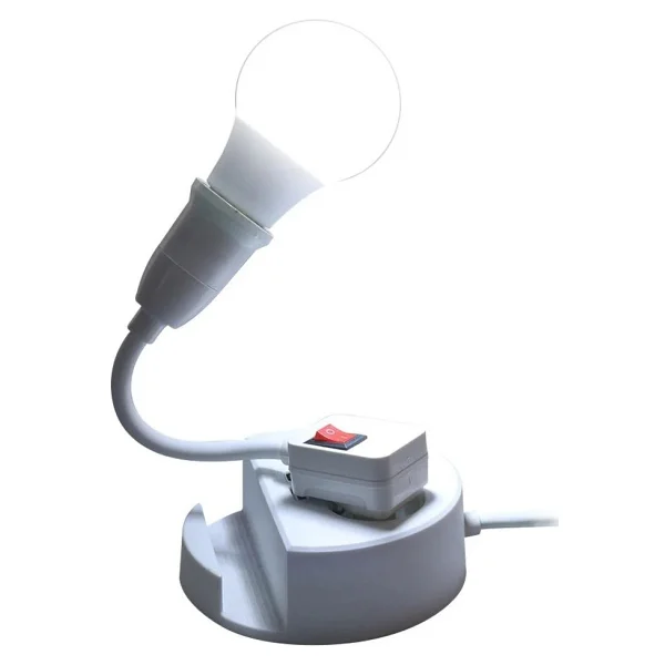 Ledx Dy-105 Prizi E27 Duya Dünüştürücü Açma Kapama Anahtarlı Oynar Başlıklı Duy - Görsel 4