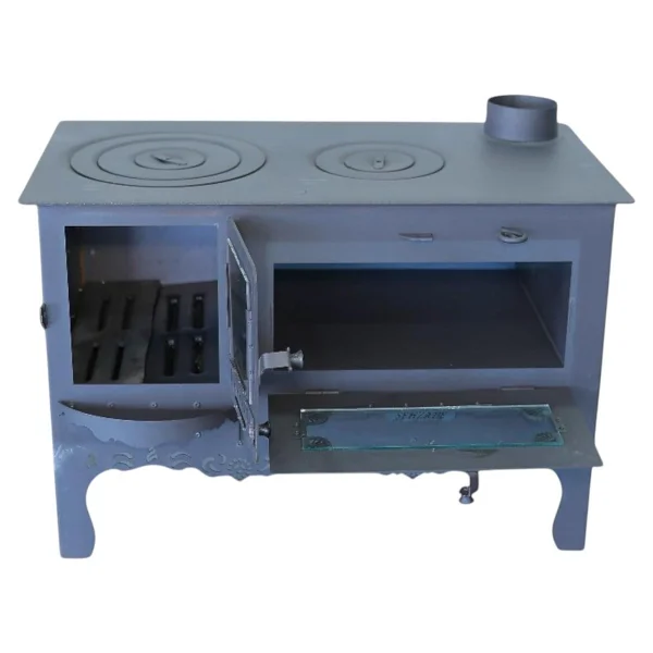 Şehzade Camlı Altaş Kuzine Soba 4 Mm Çok Amaçlı Bahçe Tipi Kuzine Soba Özel El Yapımı Soba - Görsel 3