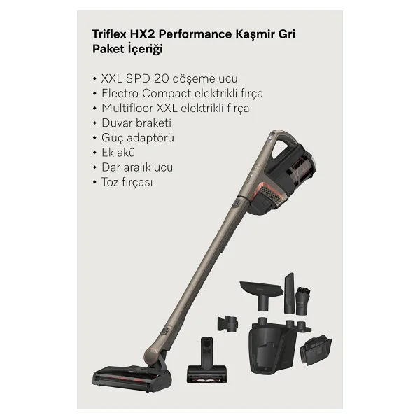 Miele Triflex HX2 Performance SOML5 Şarjlı Dikey Süpürge - Görsel 7