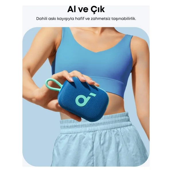 Anker SoundCore Select 4 Go TWS Mavi Bluetooth Hoparlör - Görsel 5