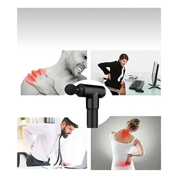 Relax Sporcu 4 Başlıklı Şarjlı Titreşimli Masaj Tabancası - Görsel 9