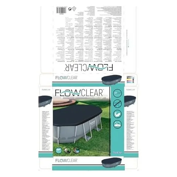 Flowclear Pvc Branda, Gri, Power Steel Havuz Için - Option-1 - Adaçayı Yeşili - Görsel 4