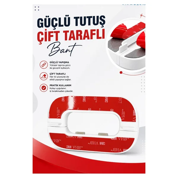 Omilife Yapışkanlı Çocuk Güvenlik Kilidi Dolap Buzdolabı Çekmece Kapı Kilidi 111 mm - Beyaz - Görsel 5