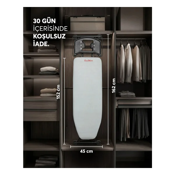 Ceraware Nero Premium Ütü Masası - Görsel 8