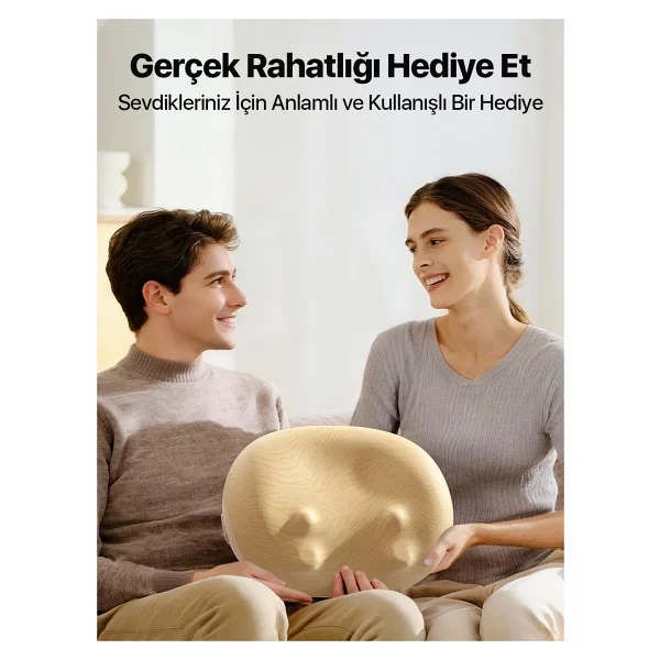SKG 8511 Presso Kablosuz Memory Foam Masaj Yastığı Profesyonel 3D Yoğurma Teknolojisi 4 Masaj Modu Geniş Alanlı Isı Terapisi Boyun, Omuz, Bel ve Bacak Kullanımı - Görsel 9