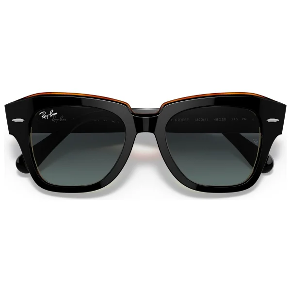 Ray-Ban State Street 2186 132241 Black/Brown-Grey/Blue Güneş Gözlüğü - Görsel 8