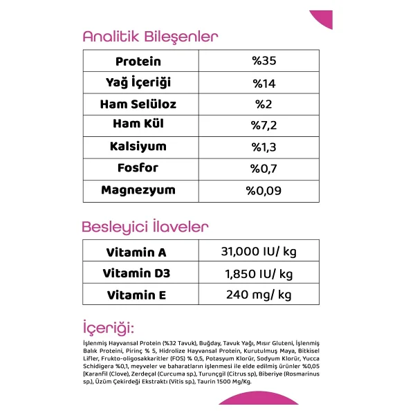 Pronature Tavuklu ve Pirinçli 1.5 kg Yetişkin Kedi Maması - Görsel 3