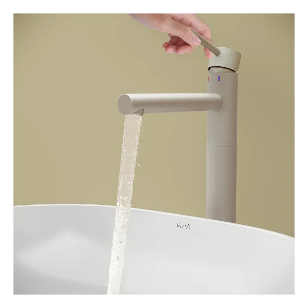 VitrA Origin A4255834 Large Çanak Nikel Lavabo Bataryası - Görsel 10
