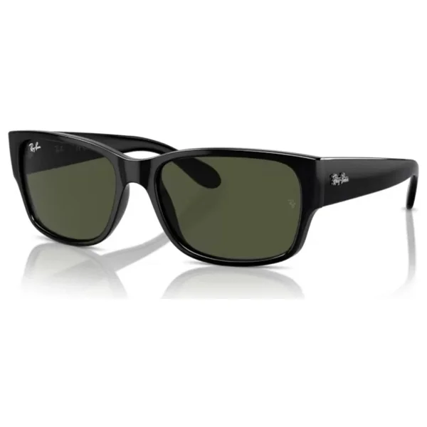 Ray-Ban 4388 601/31 Black-Green Güneş Gözlüğü - Görsel 2