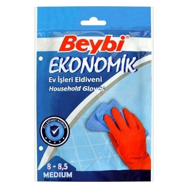 Beybi Ekonomik Small 7 - 7.5 Beden Bulaşık Eldiveni - Görsel 6