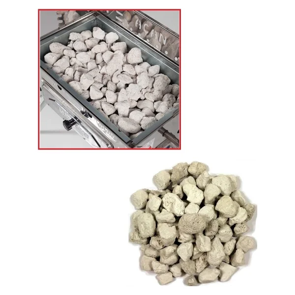 Depolife Tüplü Mangal Kömürü Lav Taşı Lava Rock - Görsel 3