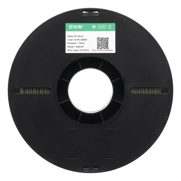 eSUN PLA Basic 1.75 mm 1 kg Zeytin Yeşili Filament - Görsel 3