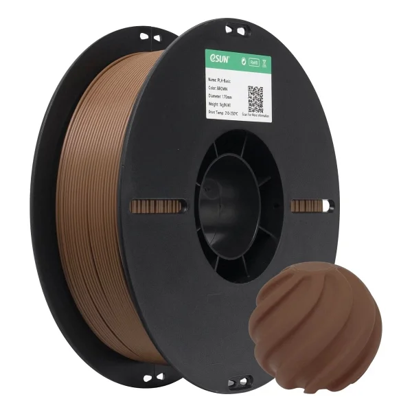 eSUN PLA Basic 1.75 mm 1 kg Kahverengi Filament - Görsel 5