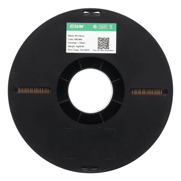 eSUN PLA Basic 1.75 mm 1 kg Kahverengi Filament - Görsel 4